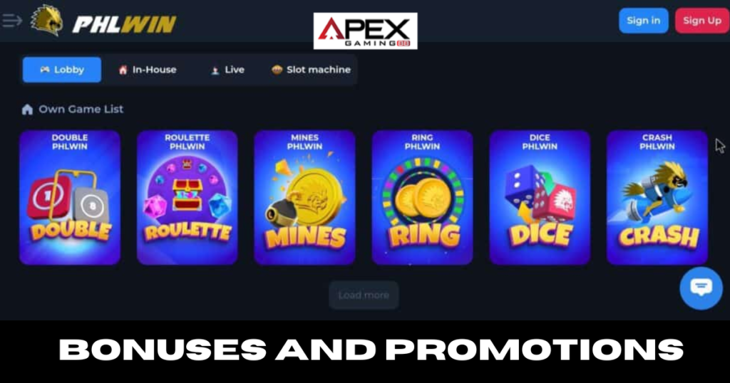 Bonuses and Promotions 