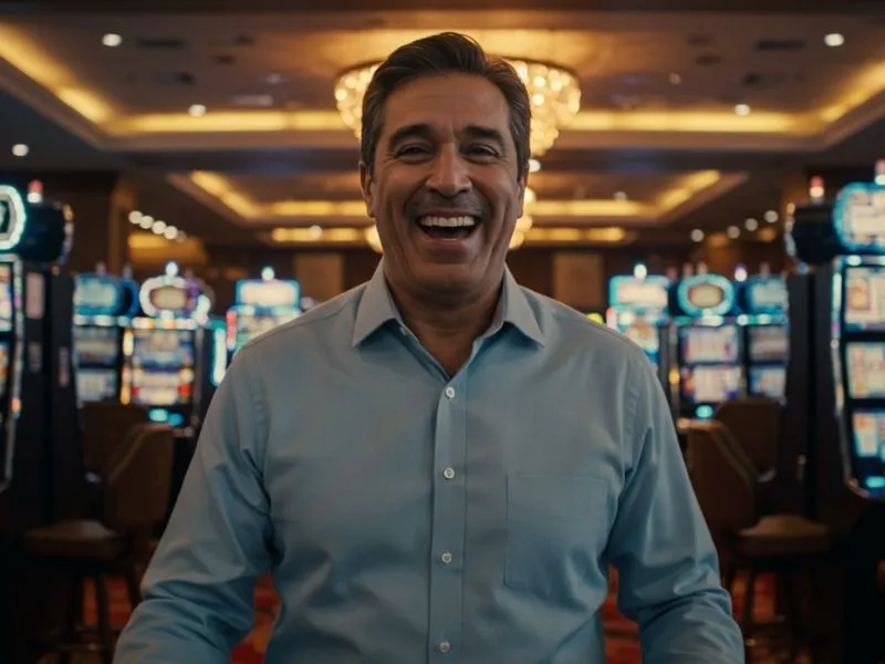 Casino player enjoying a lively game night experience at one of the top 5 casino in the Philippines