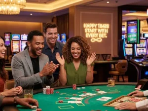 A player having fun and enjoying every bet at a PH Pasay casino online game