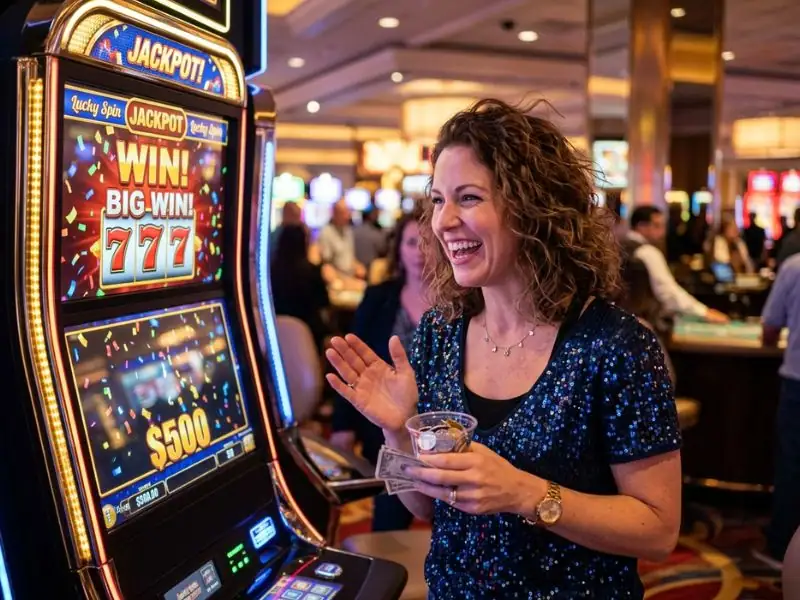 facebook slot games the happy casino player celebrates every small win