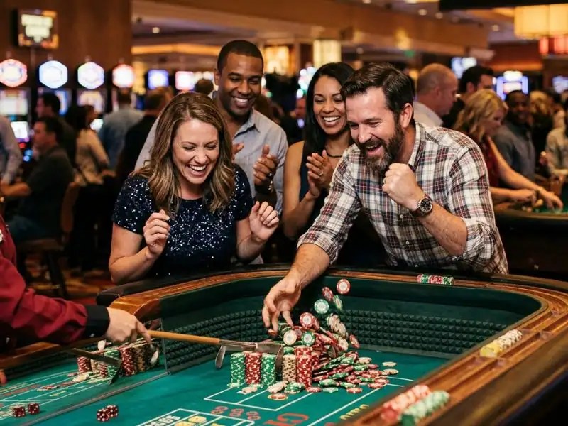 PH Sky Casino login player enjoys the sound of winning chips during an online casino game