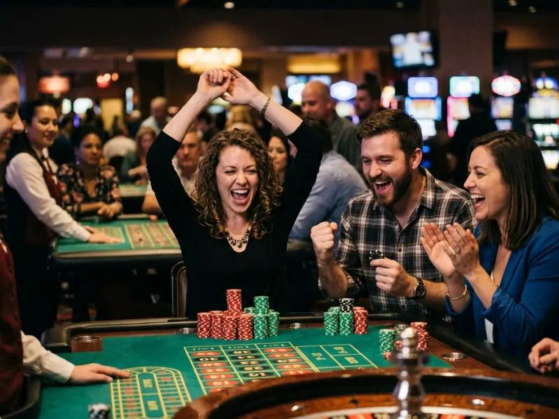 Casino player leaving table smiling after winning streak the theatre solaire resort & casino they left the game smiling after good fortune